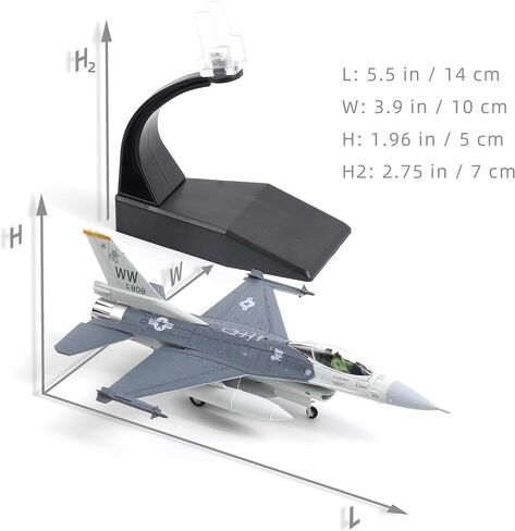 1/100 F-16C Fighting Falcon Fighter Model Metal DieCast Aircraft Jet Kit Fighter Plane Model Military Airplane for Collection and Gift in Kuwait