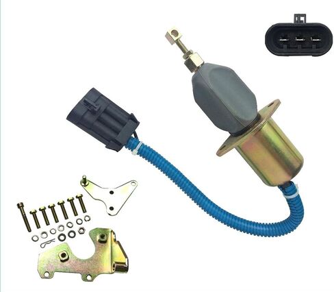 الجديد الممتاز إيقاف تشغيل الملف اللولبي لـ Dodge Diesel W Cummins 5.9L Engine 1994 1995 1996 1997 1998 Continuous Duty Cycle 12 Volt Pigtain 3800723 3923201 3931570 SA-4981-12 5016244AA SA4981-12 in Saudi Arabia