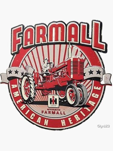 American Heritage Farmall Tractors Vintage ، Farmers - Desconser Graphic - Auto ، Wall ، Cell ، Cell ، Truck Truck for Windows ، Cars ، Trucks in Saudi Arabia