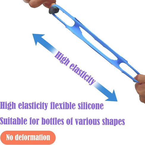 4 Pack Silicone Baby Bottle Handles for Dr. Brown's Narrow & Wide Baby Bottles Hoder, Easy Grip Self-Feeding Universal Bottle Handle, BPA-Free, 100% Silicone, White, Gray, Pink, Purple in Saudi Arabia