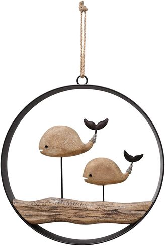 Morning View Sailboat Wall Decor Wood Nautical Sailing Ship Wall Art Hanging Wall Sculpture Decorative Coastal Themed Ornaments Rustic Beach Ocean Decor for Bathroom Home House 11.34 X 9.75 Inch in Saudi Arabia