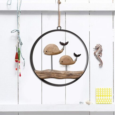Morning View Sailboat Wall Decor Wood Nautical Sailing Ship Wall Art Hanging Wall Sculpture Decorative Coastal Themed Ornaments Rustic Beach Ocean Decor for Bathroom Home House 11.34 X 9.75 Inch in Saudi Arabia