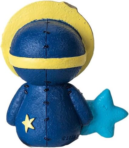 Pacific Giftware Luno Furrybones Collectible Figurine Signature Skeleton in Moon Costume with Blue Star Friend Home Decor and Unique Gift 3.03" Tall in Saudi Arabia