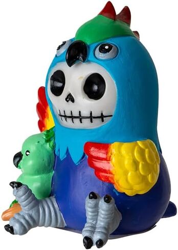 Pacific Giftware Luno Furrybones Collectible Figurine Signature Skeleton in Moon Costume with Blue Star Friend Home Decor and Unique Gift 3.03" Tall in Saudi Arabia