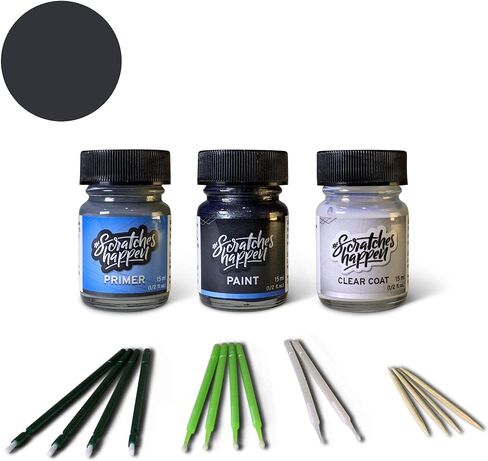 Scratcheshappen Match Match Up Paint Kit - Tramed Quartz Metallic Tinted (TQ/M7285A) لـ Ford - المفضل (Paint + Clear Coat + Primer) in Saudi Arabia