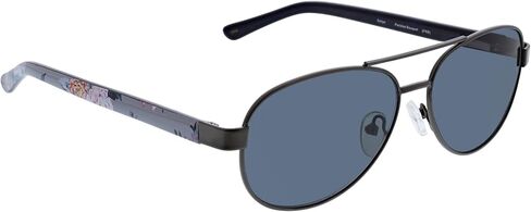 Vera Bradley Women's Avaitor Reading Sunglass Polarized Pilot Glasses, Grey, 57mm + 1.5 in Saudi Arabia
