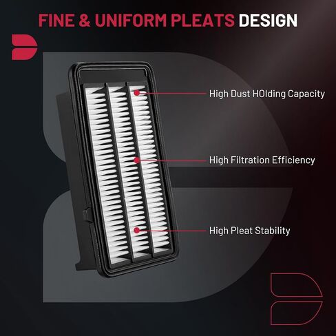 BDFHYK CA7440 Engine Air Filter and CF10553 Cabin Air Filter Compatible with Nissan Frontier NV1500 NV2500 NV3500 Pathfinder Xterra, Compatible with Suzuki Equator, 3 PCS in Saudi Arabia