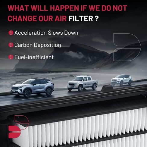 BDFHYK CA7440 Engine Air Filter and CF10553 Cabin Air Filter Compatible with Nissan Frontier NV1500 NV2500 NV3500 Pathfinder Xterra, Compatible with Suzuki Equator, 3 PCS in Saudi Arabia