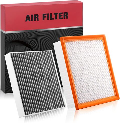 BDFHYK CA7440 Engine Air Filter and CF10553 Cabin Air Filter Compatible with Nissan Frontier NV1500 NV2500 NV3500 Pathfinder Xterra, Compatible with Suzuki Equator, 3 PCS in Saudi Arabia