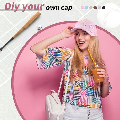 JECERY 6 PCS Trucker Hats قبعات ذيل حصان بالنساء للنساء قبعة بيسبول مع الكعكة العالية القابلة للتعديل للرياضة في الهواء الطلق متعدد الألوان in Kuwait