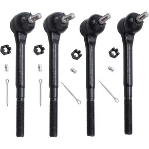 Detroit Axle - Front Tie Rods for Chevy Malibu S10 Blazer GMC Sonoma S15 Jimmy Buick Regal Pontiac Century Grand Prix Grand Am Olds Cutlass Supreme, 4 Inner Outer Tie Rod Ends Replacement in Kuwait