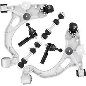 6PCS Front Lower Control Arm with ball Joint Assembly + Tie Rod End + Sway Bar End Link Suspension Kit for Buick LeSabre Riviera Park Avenue 1998-2005 for Cadillac DeVille Seville Pontiac Bonneville in Kuwait