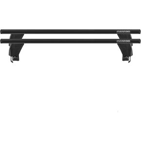 OMAC Roof Rack Cross Bars for Toyota Prius 2010 to 2015, Rooftop Luggage Carrier, Smooth Roof Cars, Lockable,Aluminum, 2 Pieces, Black in Saudi Arabia