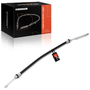 A-Premium Rear Driver and Passenger Side Parking Brake Cable Assembly Compatible with Chevrolet, Buick, Oldsmobile and Pontiac Models: Cavalier 1995-2002, Skylark, Achieva, Grand Am, Sunfire, 2-PC Set in Kuwait