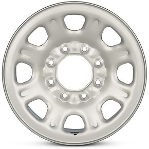 New OEM Replacement Wheel 18x8 in for 2011-2023 GMC Sierra 3500 Painted Silver Steel Rim 8-180mm in Saudi Arabia