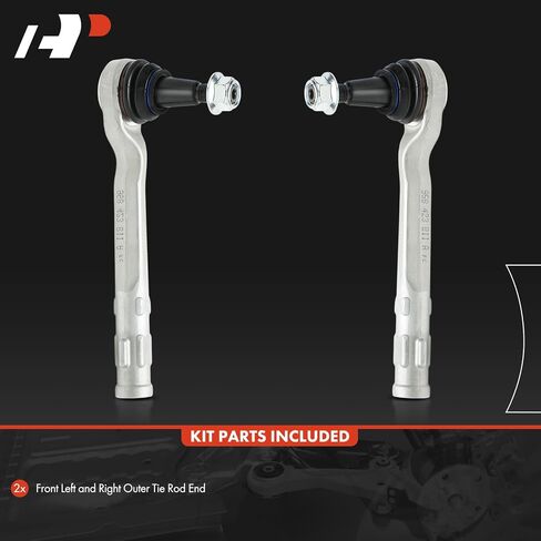A-Premium 2 x Front Outer Tie Rod Ends, Compatible with Porsche Cayenne 2019 2020 2021 2022 2023 2024 in Saudi Arabia