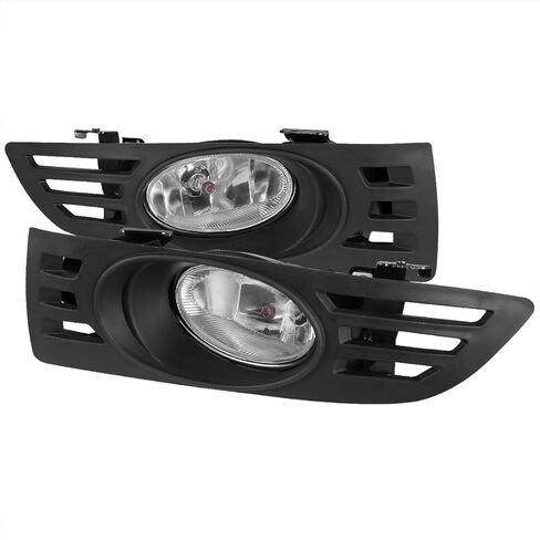 SPEC-D TUNING Clear Driving Fog Lights + H11 Bulbs Compatible with 2003-2005 Honda Accord 2Dr 2D Coupe L+R Pair Assembly in Saudi Arabia