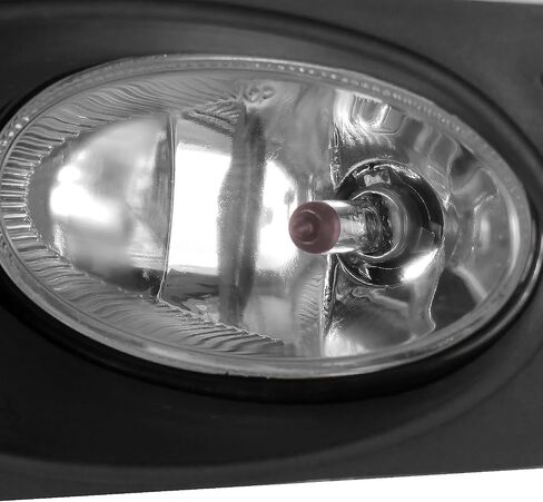 SPEC-D TUNING Clear Driving Fog Lights + H11 Bulbs Compatible with 2003-2005 Honda Accord 2Dr 2D Coupe L+R Pair Assembly in Saudi Arabia