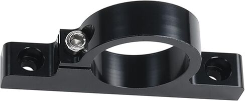 1-1/4" Fuel Filter Brackets Single 31mm Hole Aluminium Black in Saudi Arabia