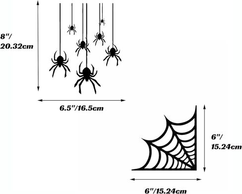 زاوية العنكبوت العسكري ملصق ملصق العنكبوت العنكبوت العنكبوت COBWEB لجدار شاحنة السيارة 2PACK (أبيض) ، XTR01222HP2 in Kuwait