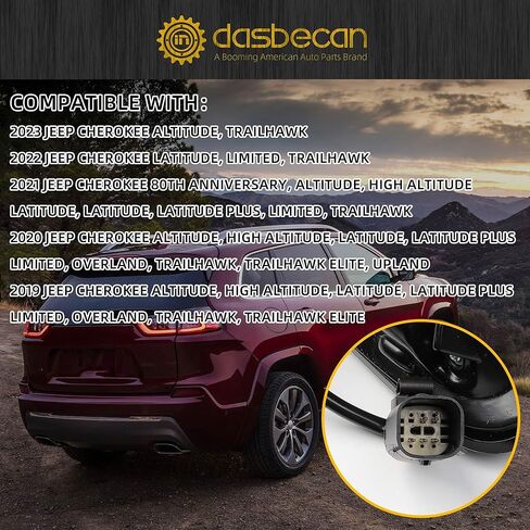 DASBECAN LED Side Side Light Assembly متوافق مع 2019 2020 2021 2022 2023 Jeep Cherokee الخلفية الخلفية اليمنى الخارجي استبدال# 68275958AF CH2805119 in Saudi Arabia