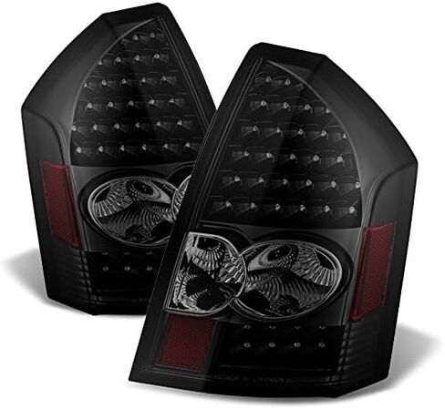 AKKON - For Black Smoke 05-07 Chrysler 300C LED Tail Lights Brake Lamp Replacement Driver And Passenger Side in Saudi Arabia