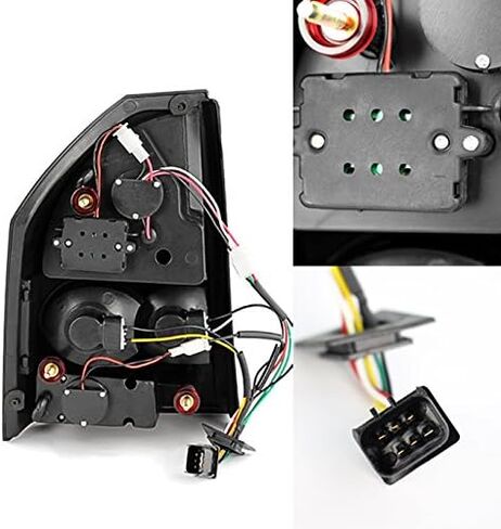 AKKON - For Black Smoke 05-07 Chrysler 300C LED Tail Lights Brake Lamp Replacement Driver And Passenger Side in Saudi Arabia