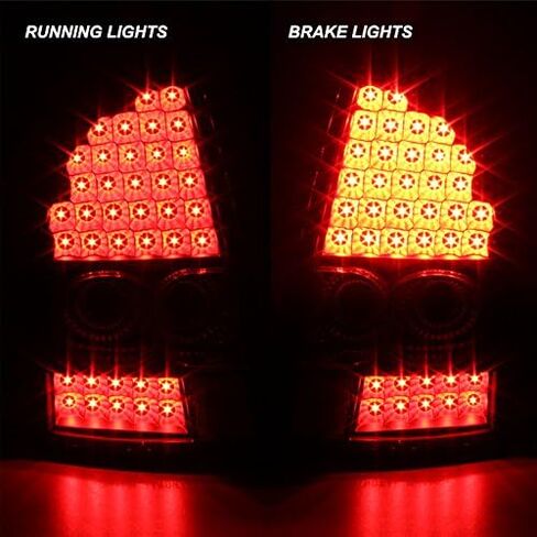 AKKON - For Black Smoke 05-07 Chrysler 300C LED Tail Lights Brake Lamp Replacement Driver And Passenger Side in Saudi Arabia