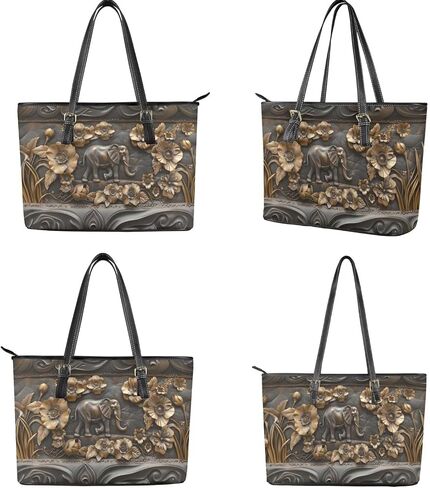 Womens Handbag Wallet Set Leather Satchel Purse Handbag with Wristlet Wallet Top Handle Handbag for Ladies in Kuwait