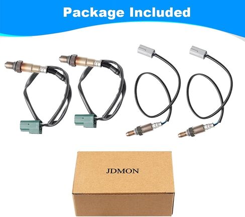 JDMON 4PCS Oxygen O2 Sensor Upstream Downstream Replacement for 2008-2013 Nissan Armada, Pathfinder, Titan 5.6L, Infiniti Qx56 2008-2010 Compatible with 234-9038, 2349038, 234-4835, 2344835 in Saudi Arabia