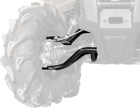 Superatv High التخليص 2 "الإزاحة الأمامية الأمامية A -arms لإطارات Can -Am Outlander (Gen 2) 2019+ - أسود - تصل إلى 32" إطارات in Kuwait