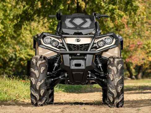Superatv High التخليص 2 "الإزاحة الأمامية الأمامية A -arms لإطارات Can -Am Outlander (Gen 2) 2019+ - أسود - تصل إلى 32" إطارات in Kuwait