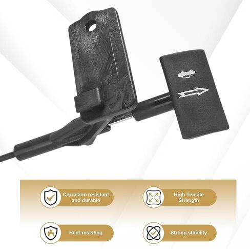 Partsflow Hood Cable Cable W/Handle لعام 2004 2005 2006 2007 2008 Ford F-150 لعام 2006 2007 2008 Lincoln Mark LT 4L3Z16916AA ، 912-039 in Saudi Arabia
