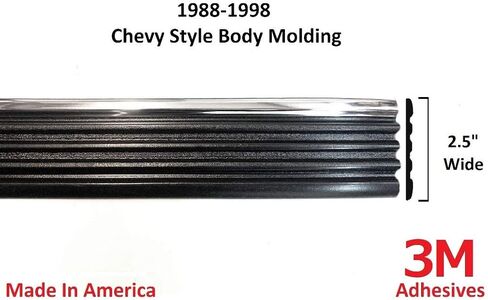 استبدال الصبغ الجانبي للكروم لصالح 1988-1998 Chevy GMC Tahoe Suburban Silverado Pickup Truck - 2.5 "(Full Roll - 320") in Saudi Arabia
