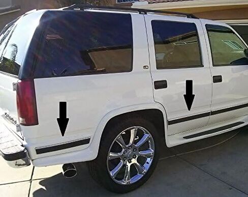 استبدال الصبغ الجانبي للكروم لصالح 1988-1998 Chevy GMC Tahoe Suburban Silverado Pickup Truck - 2.5 "(Full Roll - 320") in Saudi Arabia