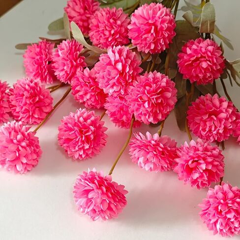 ASTRYAS 10Pcs Artificial Flowers, Fake Kiku Faux Silk Pompon Mums Mini Chrysanthemum Flowers with Stems Mix White Wild Flowers for DIY Centerpieces Wedding Fillers Shower Home Decorations, Beige in Saudi Arabia