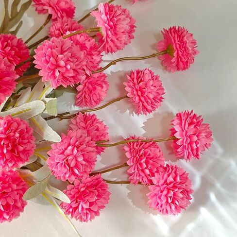 ASTRYAS 10Pcs Artificial Flowers, Fake Kiku Faux Silk Pompon Mums Mini Chrysanthemum Flowers with Stems Mix White Wild Flowers for DIY Centerpieces Wedding Fillers Shower Home Decorations, Beige in Saudi Arabia