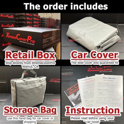 غطاء السيارة يناسب 2019-2025 تويوتا كورولا/GR/Hatchback Hatchback Xtremecoverpro Pro Series Black in Kuwait