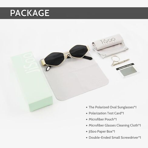 JiSoo Polarized Womens Sunglasses Hexagon Gold Sunglasses Women 90s Sun Glasses Vintage Shades for Rave in Kuwait