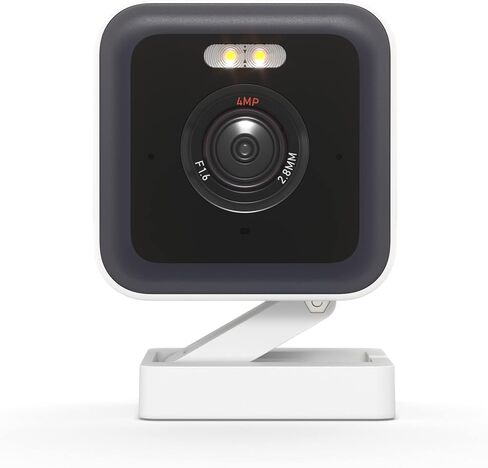 WYZE Cam v3, 1080P HD WiFi Wired Indoor/Outdoor Home Security Camera, Pet/Baby Monitor, Color Night Vision, 2-Way Audio, MicroSD Card Slot, Compatible with Alexa & Google - White in Saudi Arabia