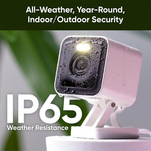 WYZE Cam v3, 1080P HD WiFi Wired Indoor/Outdoor Home Security Camera, Pet/Baby Monitor, Color Night Vision, 2-Way Audio, MicroSD Card Slot, Compatible with Alexa & Google - White in Saudi Arabia