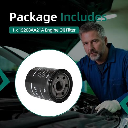 15208AA21A مرشح زيت المحرك يناسب Outback for Legacy for Impreza for Forester 2011-2025 ، استبدل OE# 803916010 15208AA160 (حزمة واحدة) in Kuwait