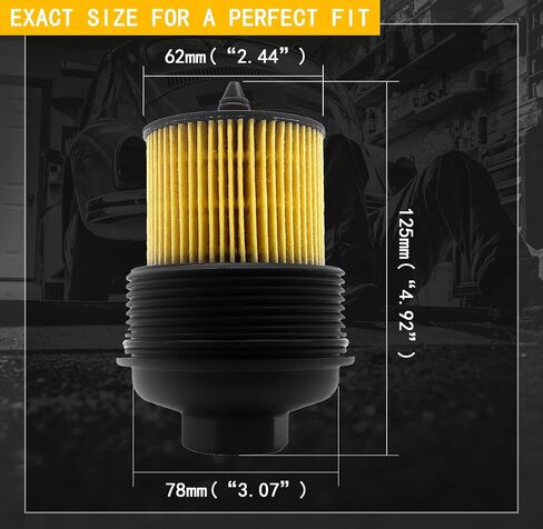 Engine Oil Filter and Cap Assembly Replaces 12605565 PF458G Compatible with Pontiac G5 G6 Grand Am Pursuit Solstice Sunfire,Compatible with Polaris Slingshot in Saudi Arabia
