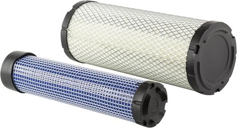 46671&46672 Engine Air Filter Kit Inner Outer Fit for John Deere Skid Steer 240 250 270 CT322 317 Case 40XT 60XT 70XT 75XT 85XT 1840 1845C 435 445 445CT Kubota SVL75 SVL75-2 SVL75C SVL75C-2 in Saudi Arabia