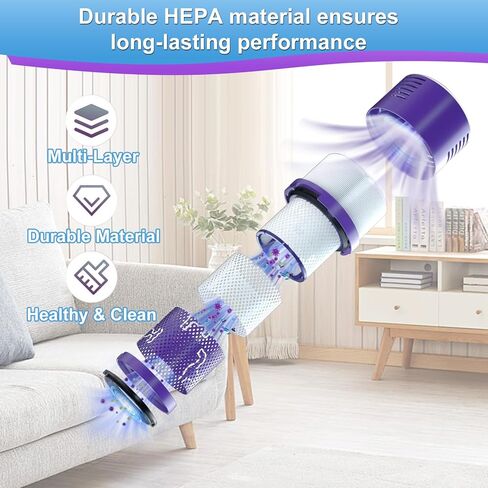 3 حزمة مرشحات الفراغ بديل لـ Dyson V11 Torque Drive V11 V11 Complete V11 V15 Detect V15s Detect Supmarine ، مرشحات استبدال Dyson ، مقارنة مع الجزء 970013-02 in Kuwait
