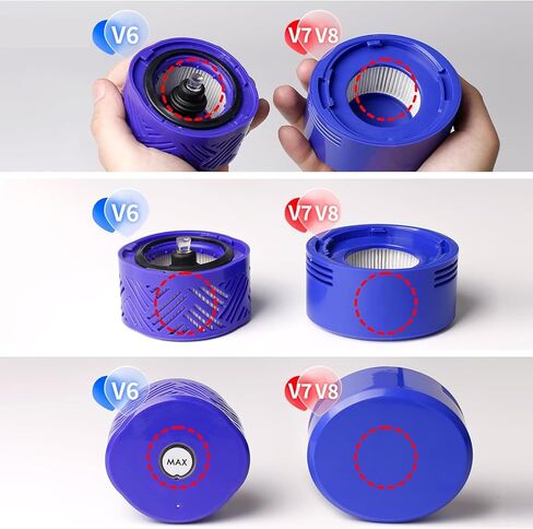 3 Pack Vacuum Filters Replacement for Dyson V11 Torque Drive V11 Animal V11 Complete V11 Extra V15 Detect V15s Detect Submarine Vacuums, Dyson Replacement Filters,Compare to Part 970013-02 in Kuwait