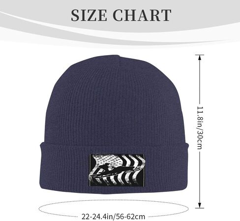 AME Flag Snowmobile Rider Beanie Hat Adult Comfy Casual Warm Knit Men Women7 Navy Blue in Saudi Arabia