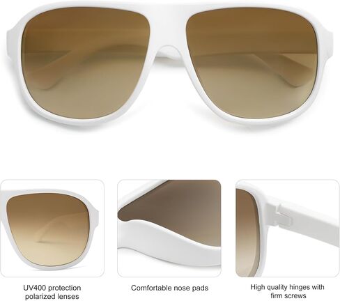 SOJOS Trendy Floating Polarized Aviator Sports Sunglasses for Women Men,Retro Shades for Fishing Surfing Boating SJ2336 in Kuwait