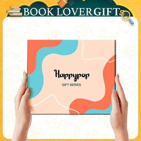 HAPPYPOP Fun Socks for Teen Girls, Book Lover Gifts for Women, Book Reading Gifts for Book Lovers Readers, Book Socks Stocking Stuffers in Saudi Arabia