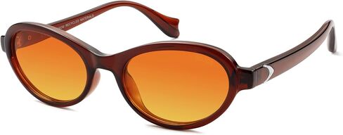 SOJOS Ocean Collection Polarized Retro Oval Small Sunglasses Womens Recycled Plastic Frame Eco-Friendly UV400, Echo in Saudi Arabia